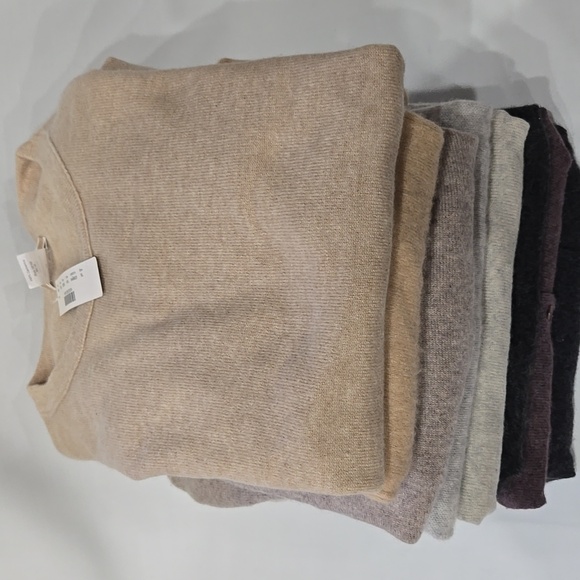 100% Cashmere Sweater Lot Pastel Pinks Crafting Cutter Upcycle Recycle Repurpose - Picture 4 of 15